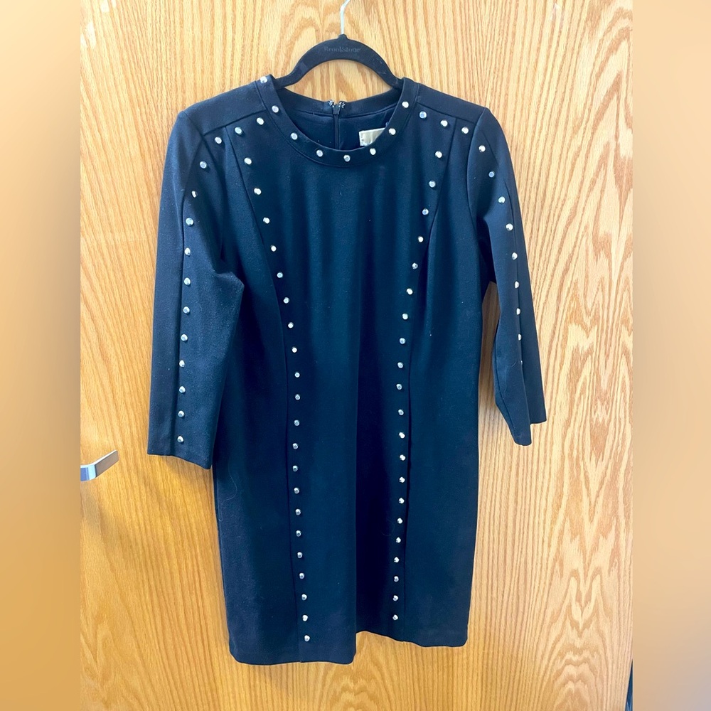 Black long sleeve Michael Kors short Dress